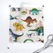 Dinosaur Jurassic Prehistoric Colorful Watercolor Hand Drawn Animals Custom Printed Fabric by Spoonflower Various Fabrics by the Yard or Fat Quarter
